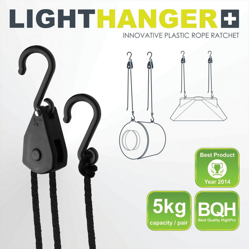 Lighthanger Lampenaufhängung - 2er Pack mit einer Tragkraft von bis zu 5 kg