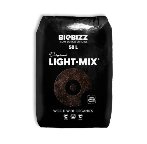 BioBizz Light Mix - 50L: Leicht vorgedüngte Erdmischung für organisch biologisches Gärtnern